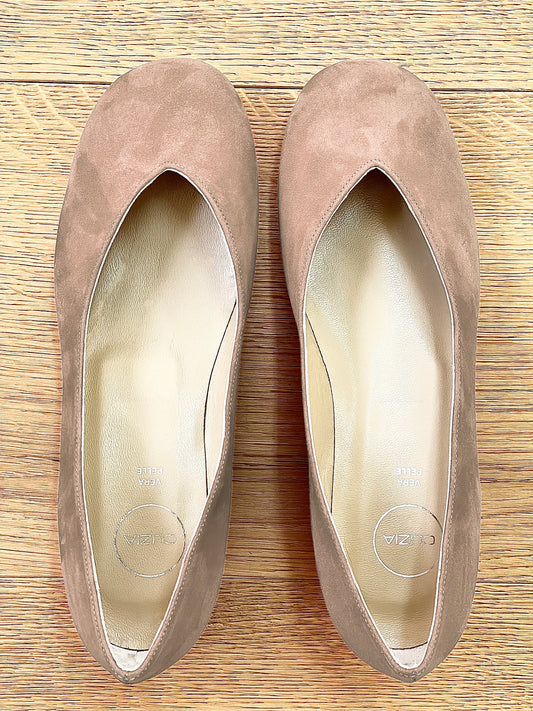 ANJA DOVE GREY SUEDE