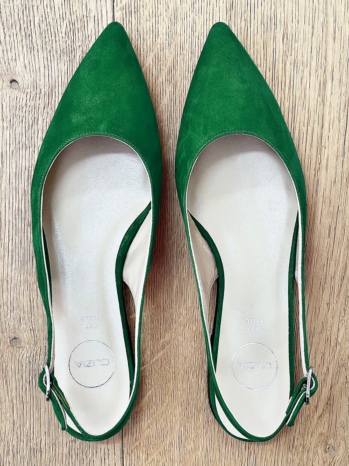 DELIA GREEN SUEDE