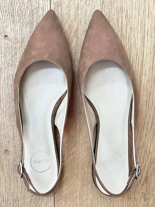 DELIA DOVE GREY SUEDE