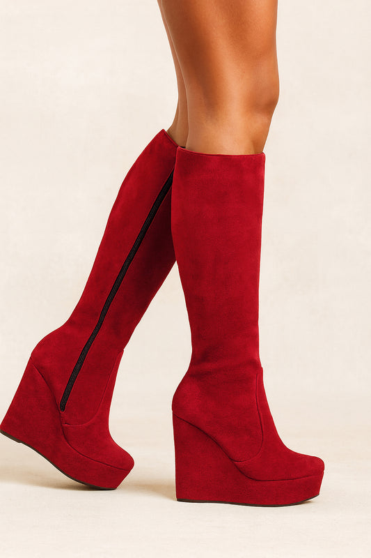 SAM RED SUEDE