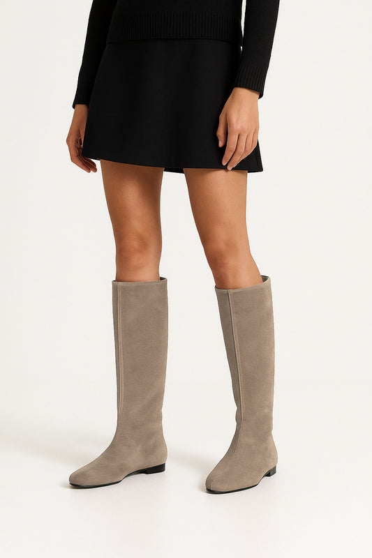 CINDY DOVE GREY SUEDE