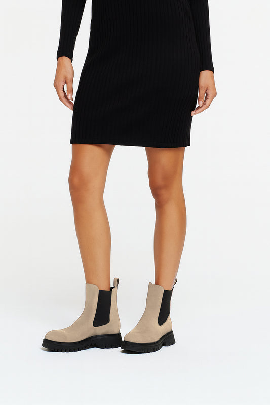 KAREN DOVE GREY SUEDE