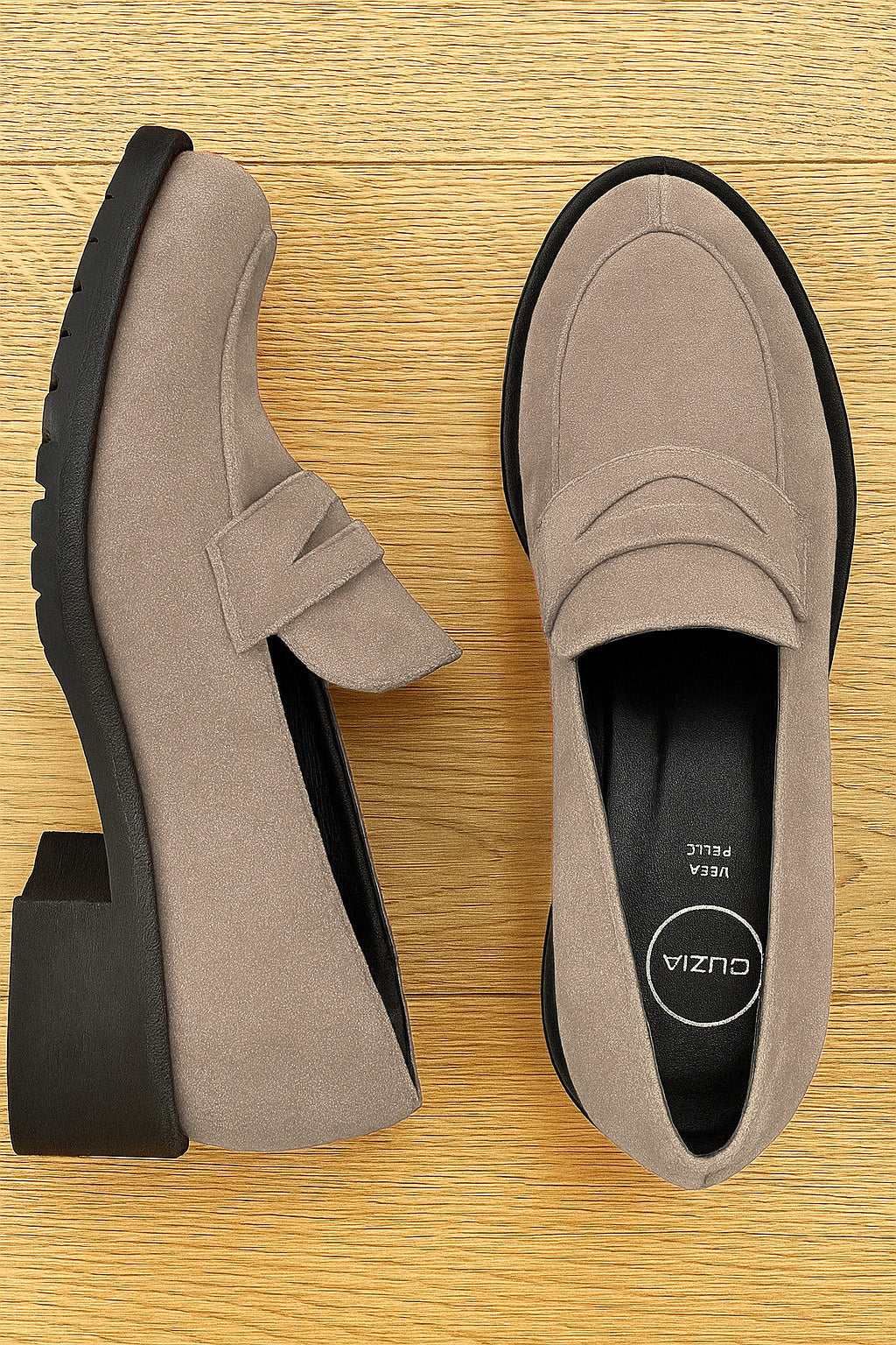 NELLY DOVE GREY SUEDE