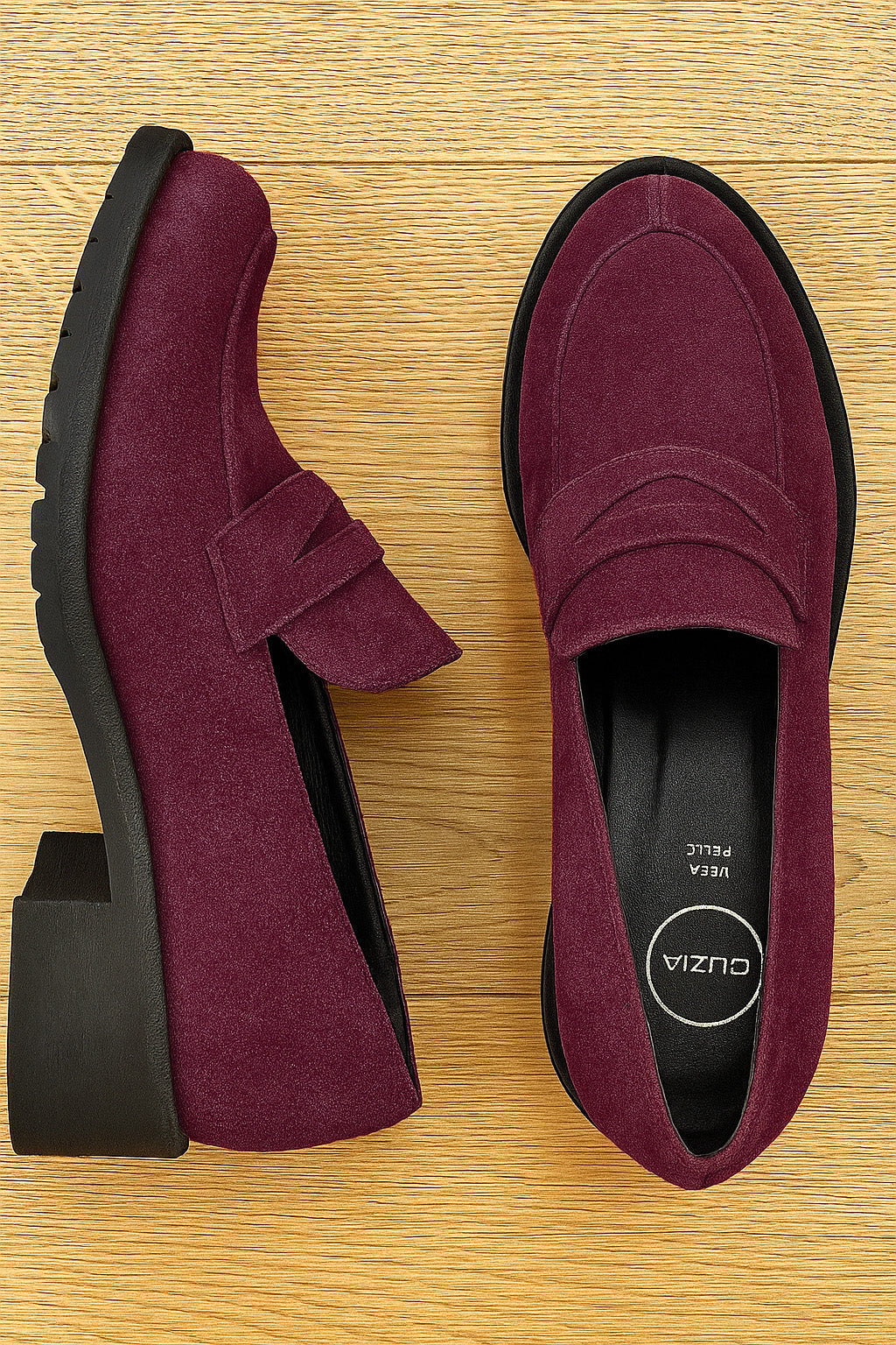 NELLY BURGUNDY SUEDE