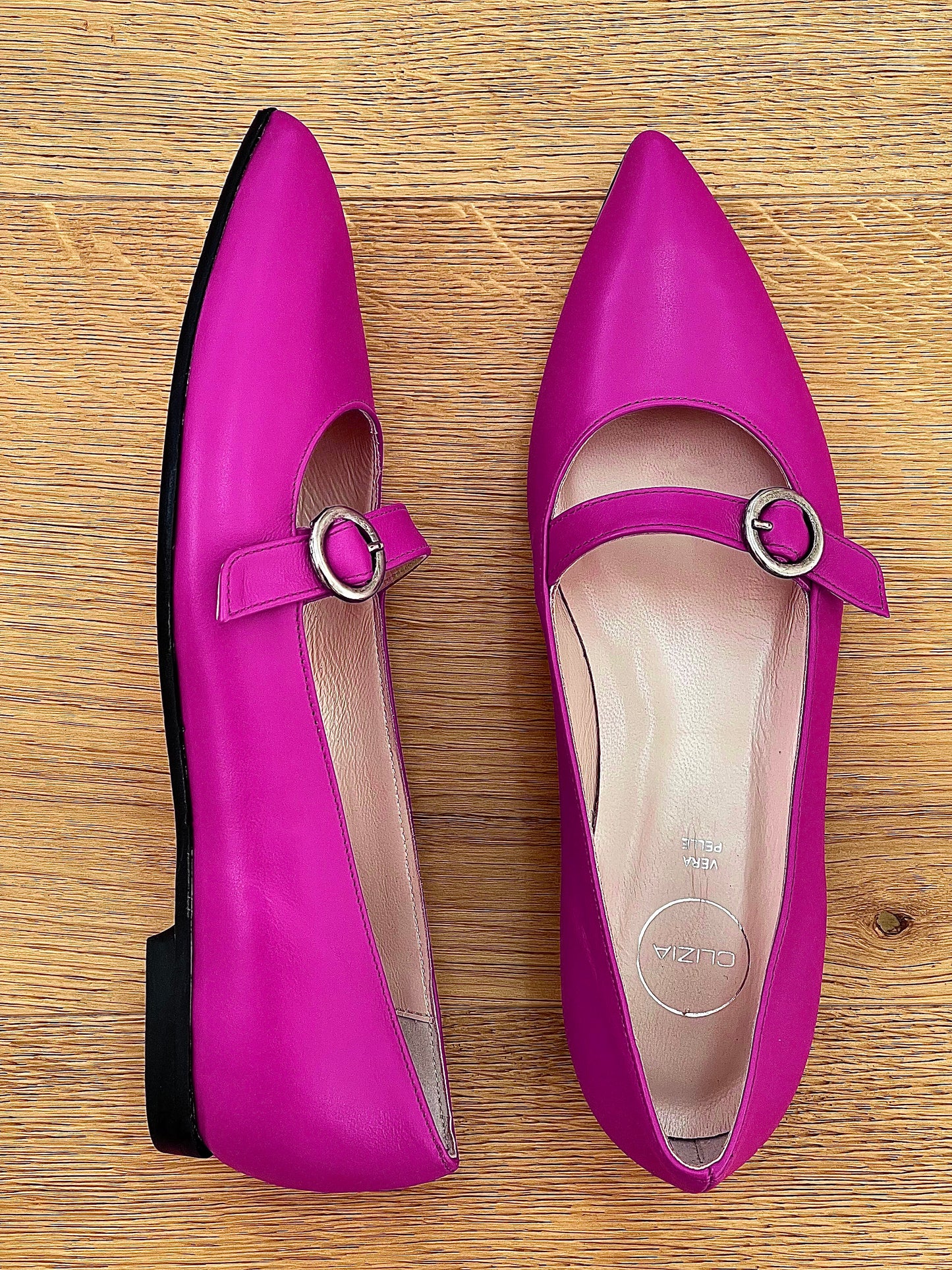 ARIS LEATHER FUCHSIA