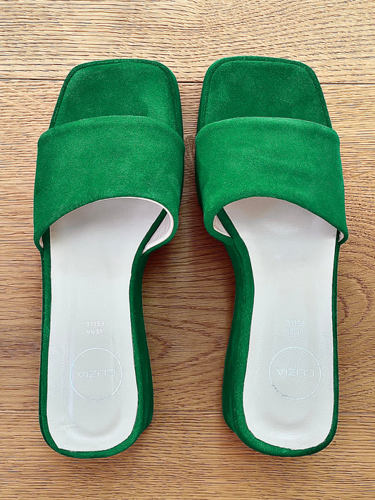 CONNIE GREEN SUEDE
