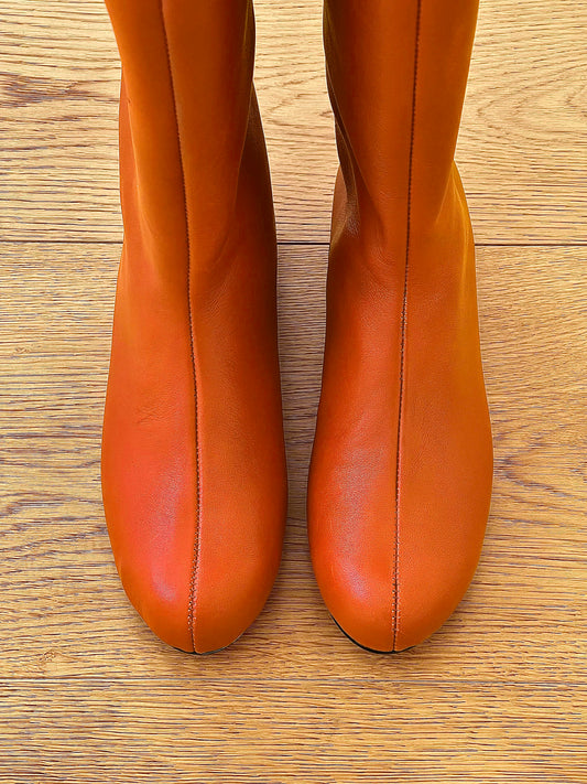 CINDY LEATHER ORANGE
