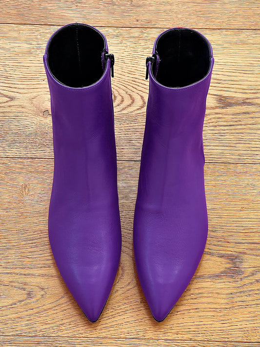 GERRI PURPLE LEATHER