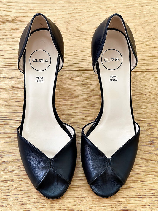 WANDA LEATHER ČERNÁ