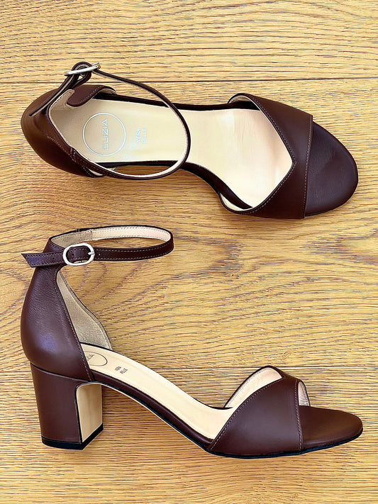 SCARLETT LEATHER BROWN