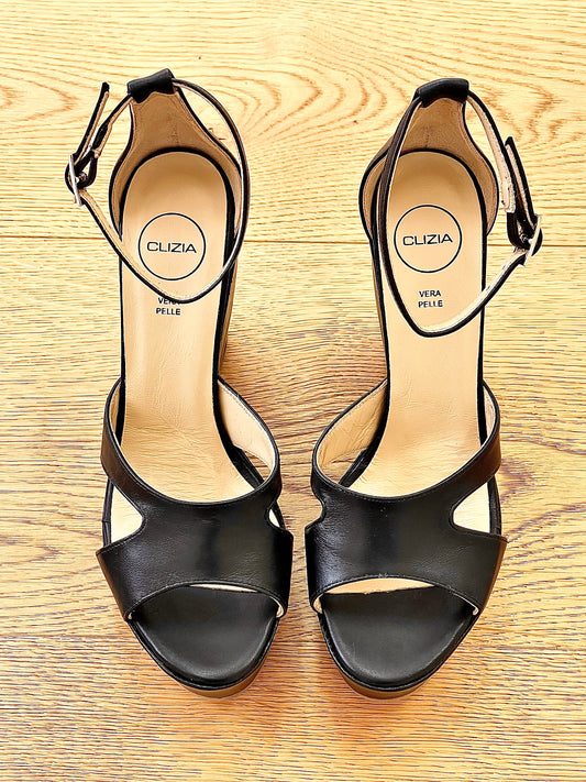 ZANTE LEATHER ČERNÁ