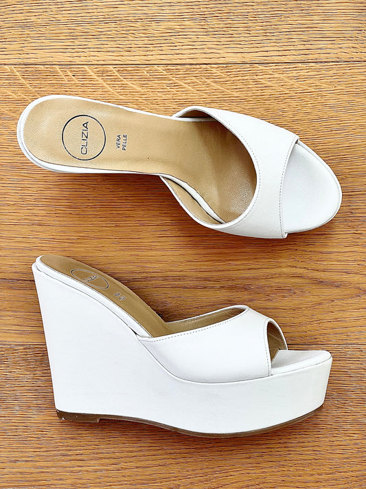 ALLISON LEATHER WHITE