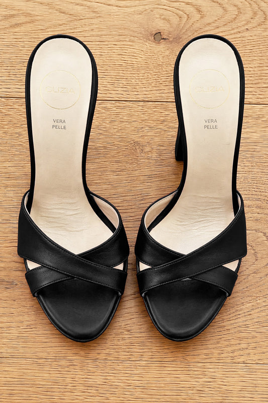 GAEL LÆDER, SORT