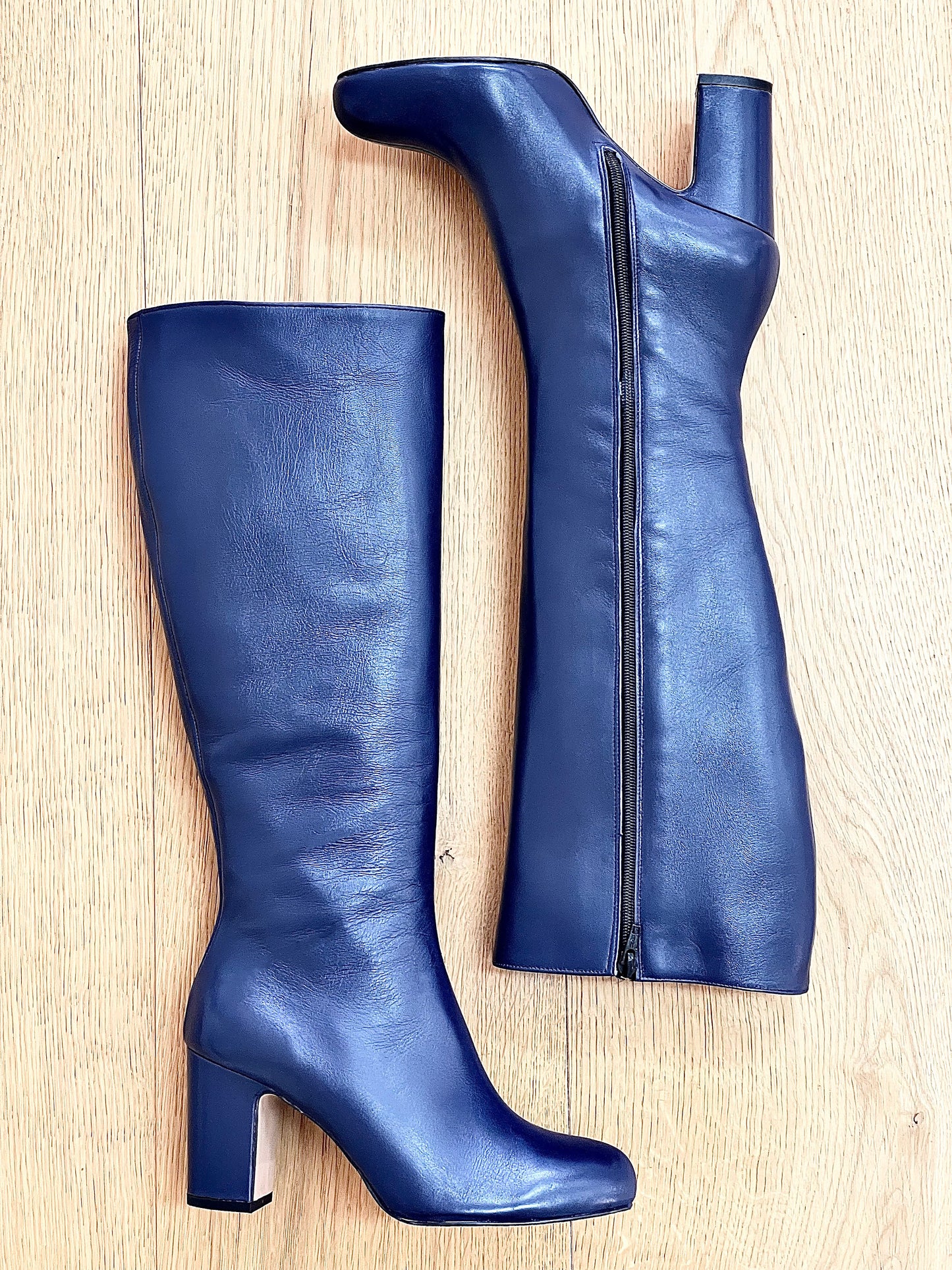 VIENNA BLUE LÆDER