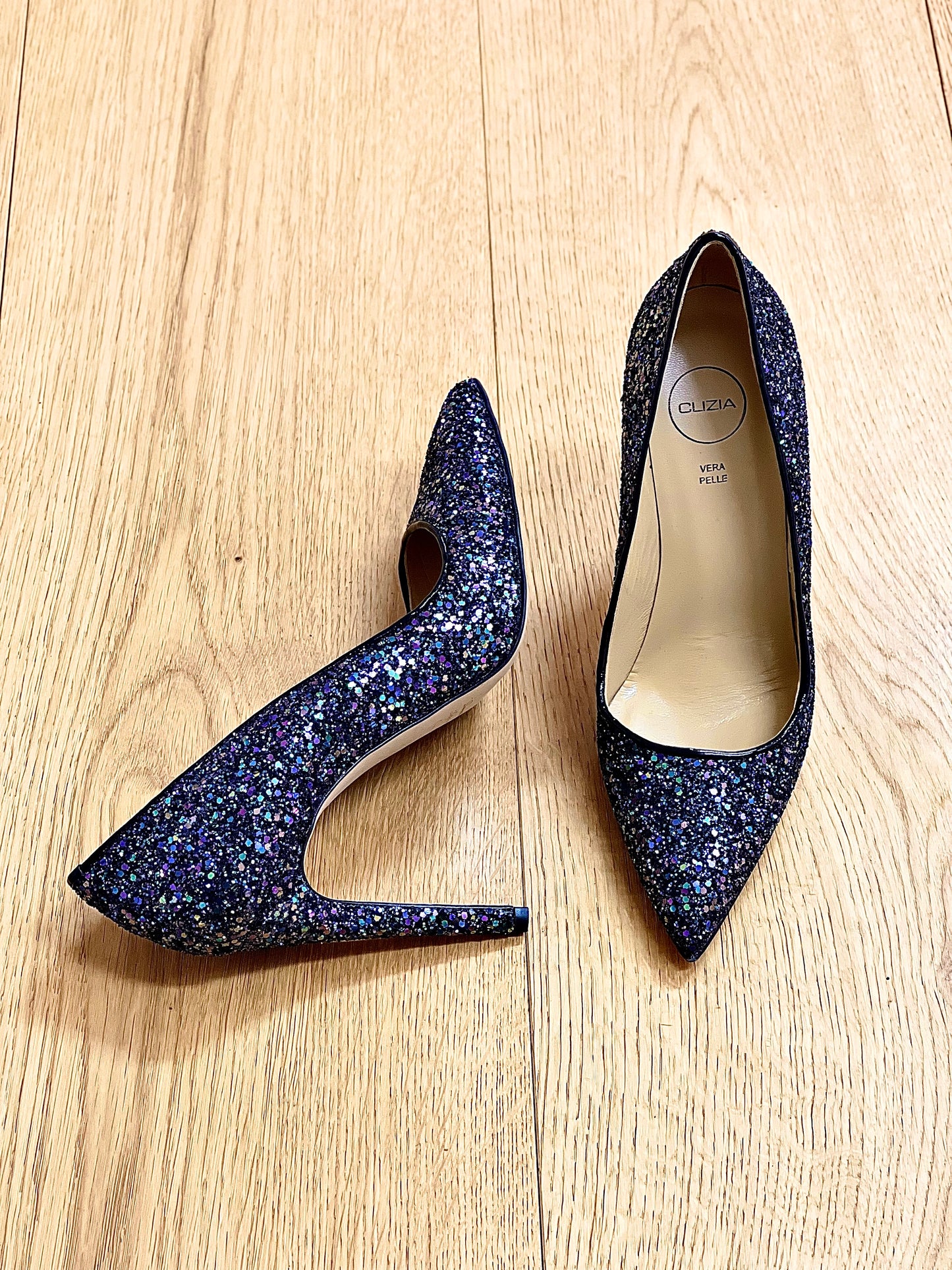 ZOE GLITTER BLÅ