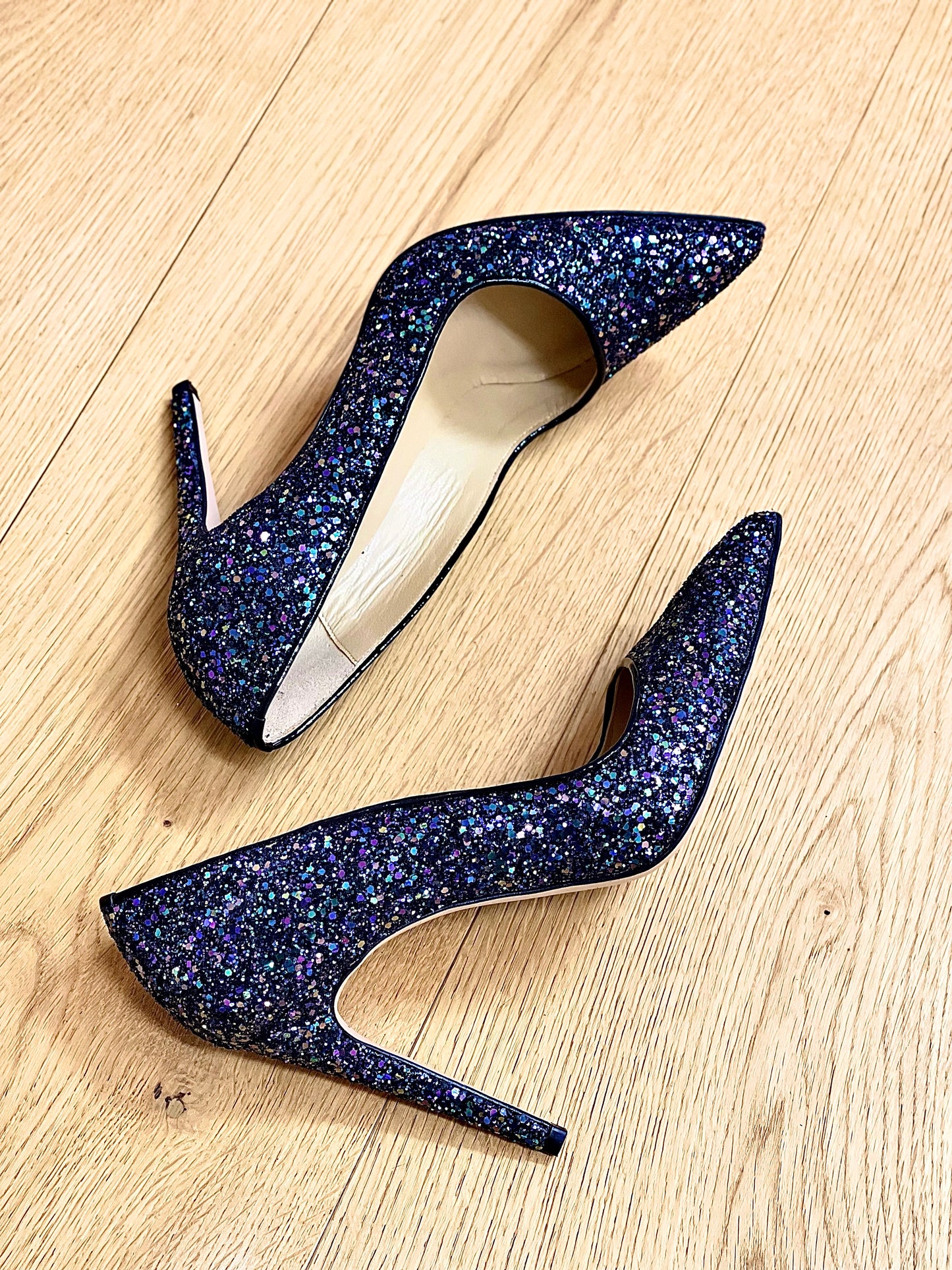ZOE GLITTER BLÅ