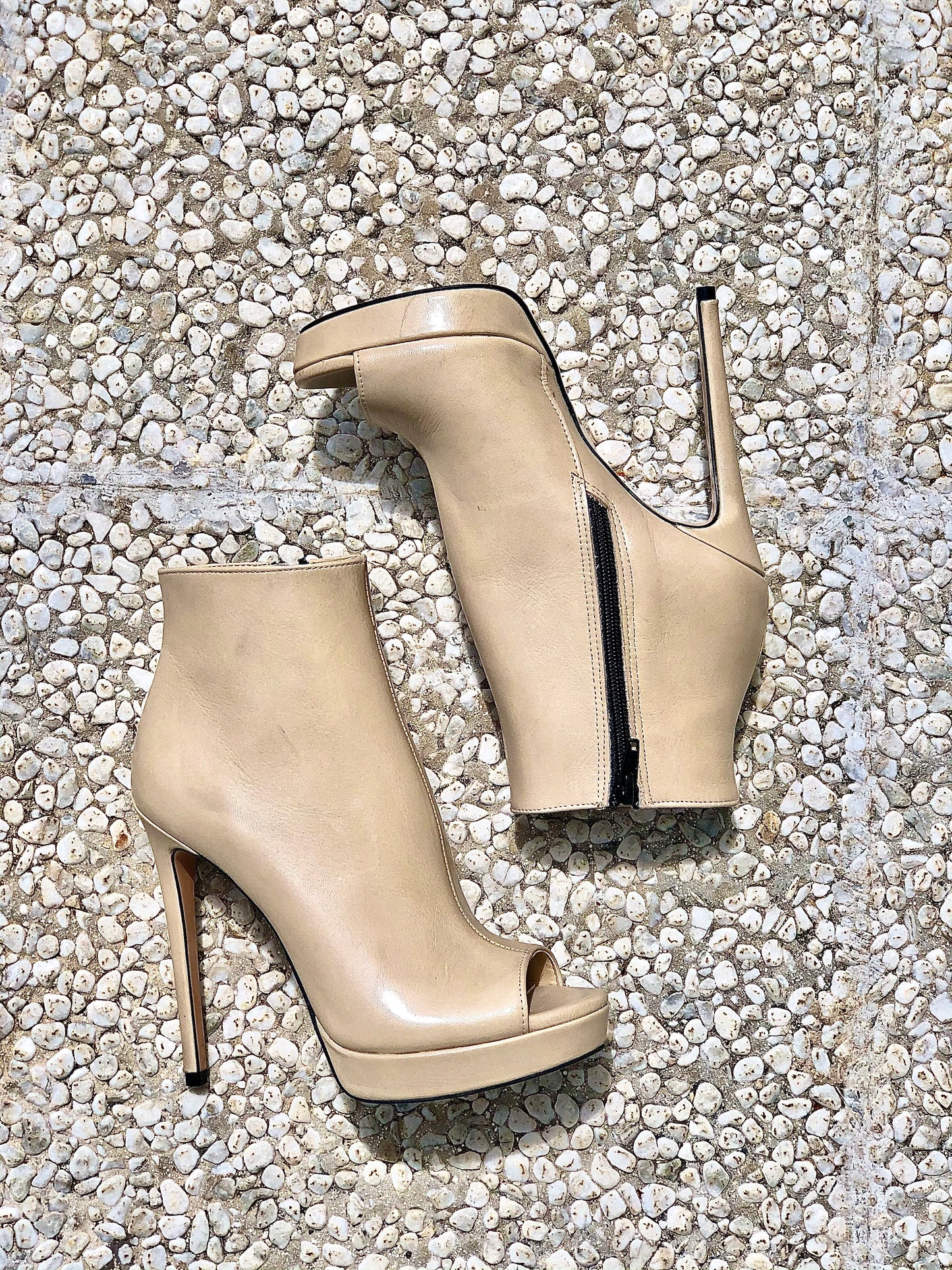 LONDON BEIGE LÆDER