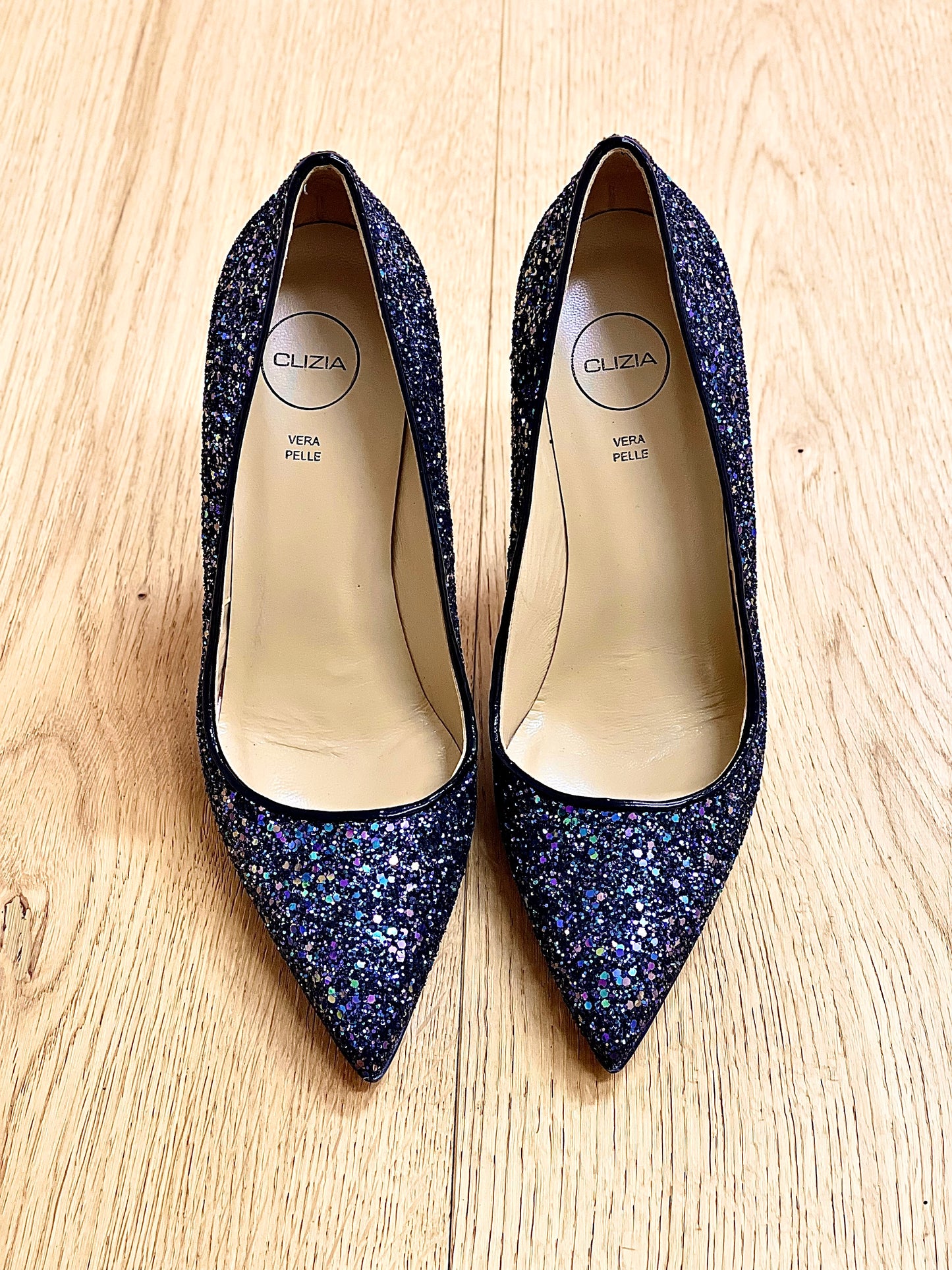 ZOE GLITTER BLÅ