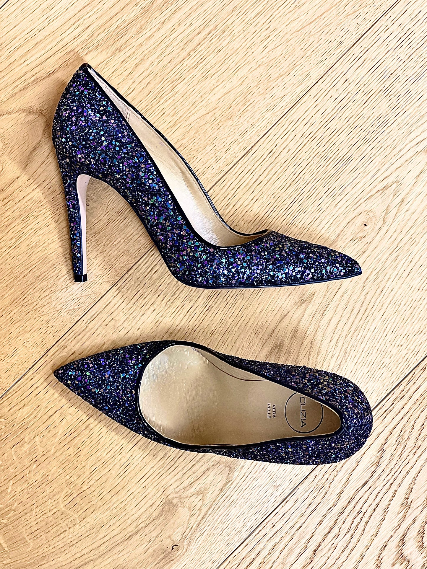 ZOE GLITTER BLÅ