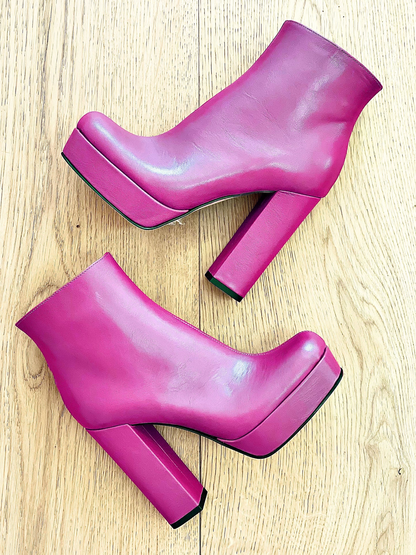 DETROIT LÆDER FUCHSIA