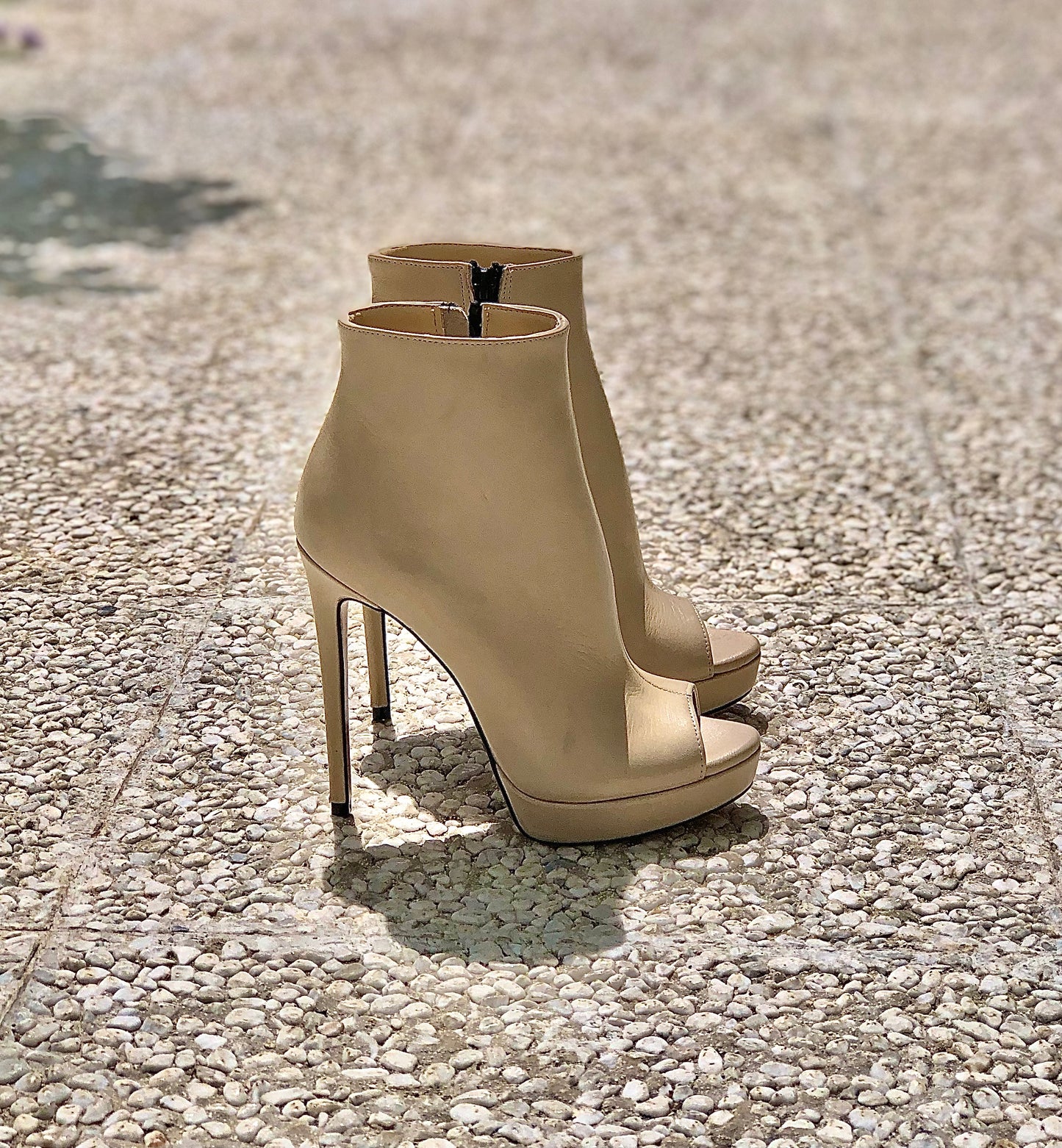 LONDON BEIGE LÆDER