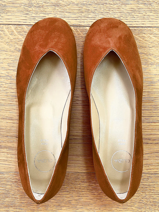 ANJA COGNAC WILDLEDER