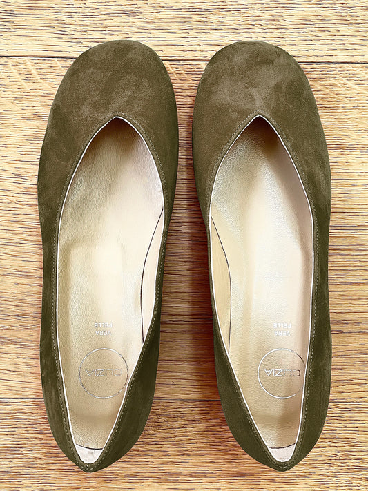 ANJA WILDLEDER KHAKI