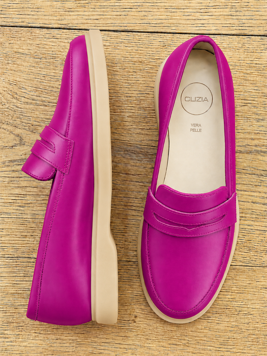 OMAR LEDER IN FUCHSIA