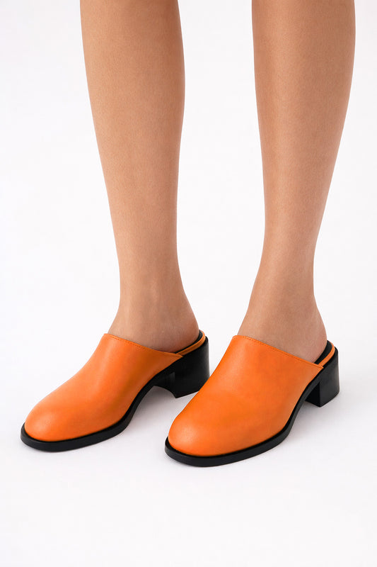 BRANDON ORANGE LEDER