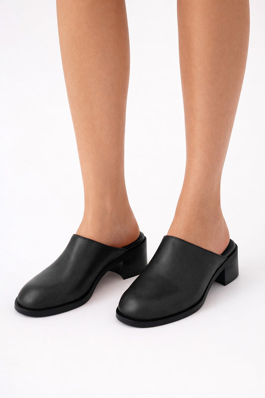 BRANDON SCHWARZES LEDER