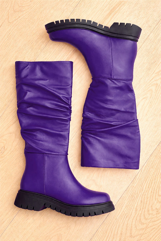 MORGAN VIOLETTES LEDER