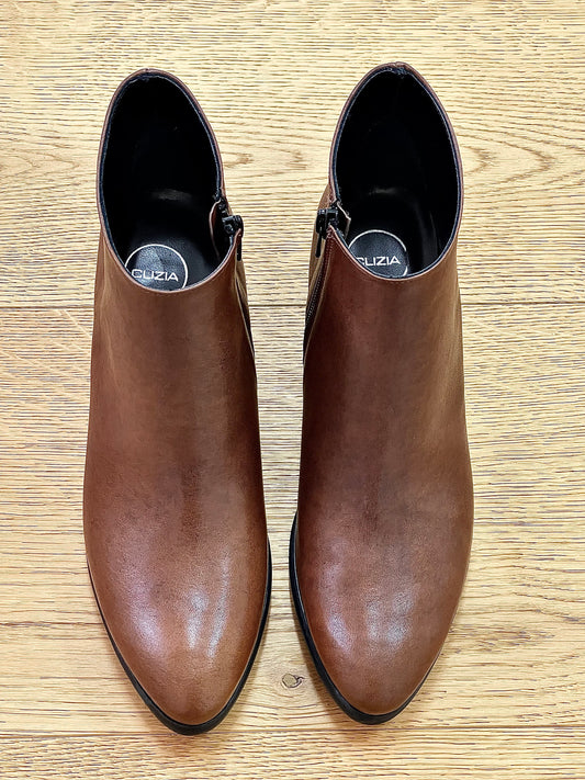 ELISABET COGNAC LEDER