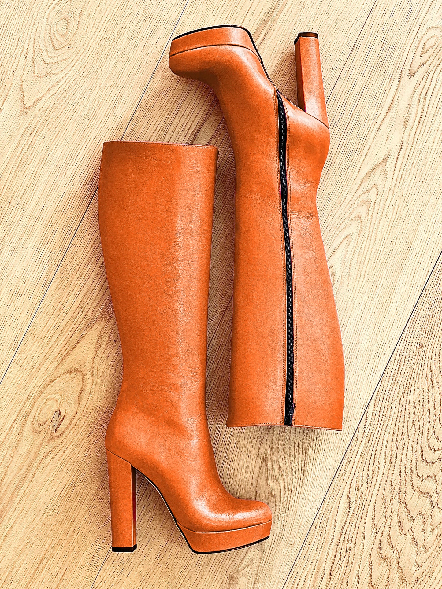 SAVANNAH LEDER ORANGE