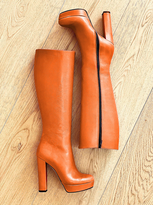 SAVANNAH LEDER ORANGE