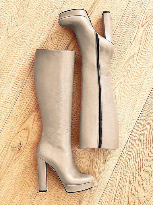 SAVANNAH LEDER BEIGE