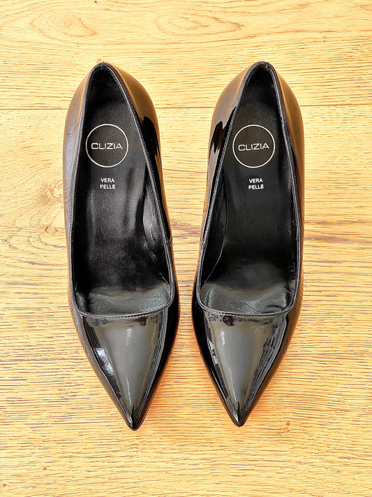 ISLA SCHWARZES LACKLEDER