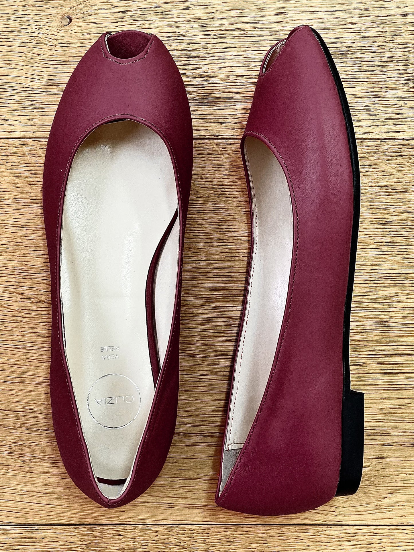 ATLAS BURGUND LEDER
