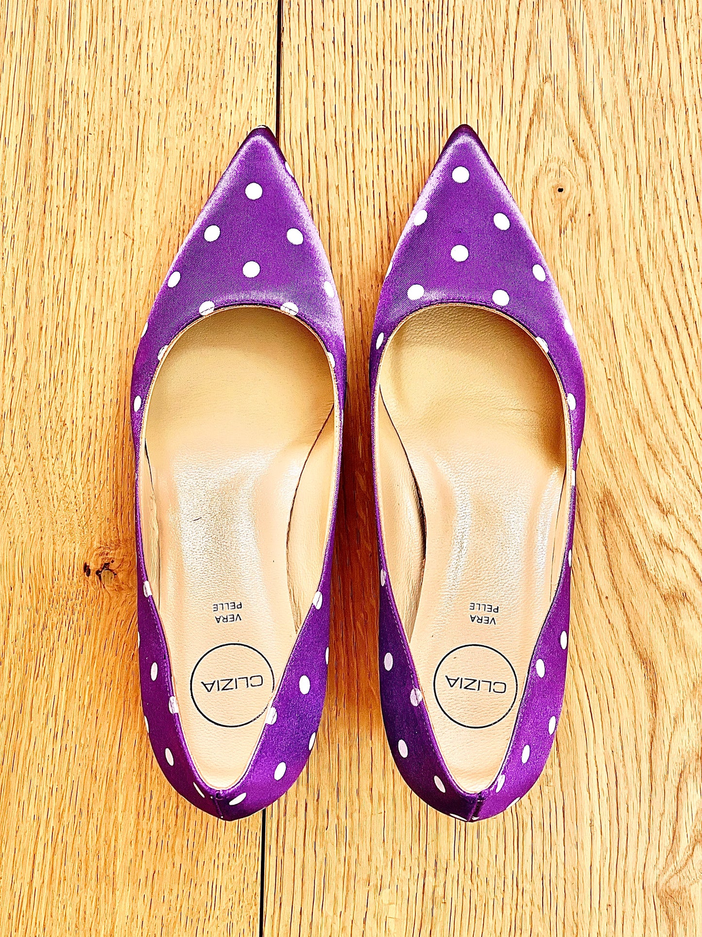 GAIA LILA POLKA DOTS