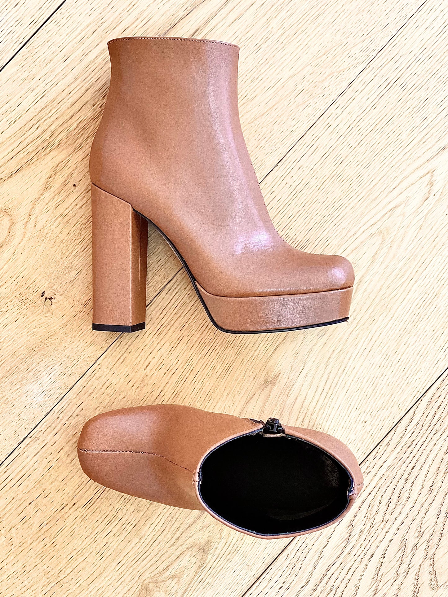 DETROIT LEDER COGNAC