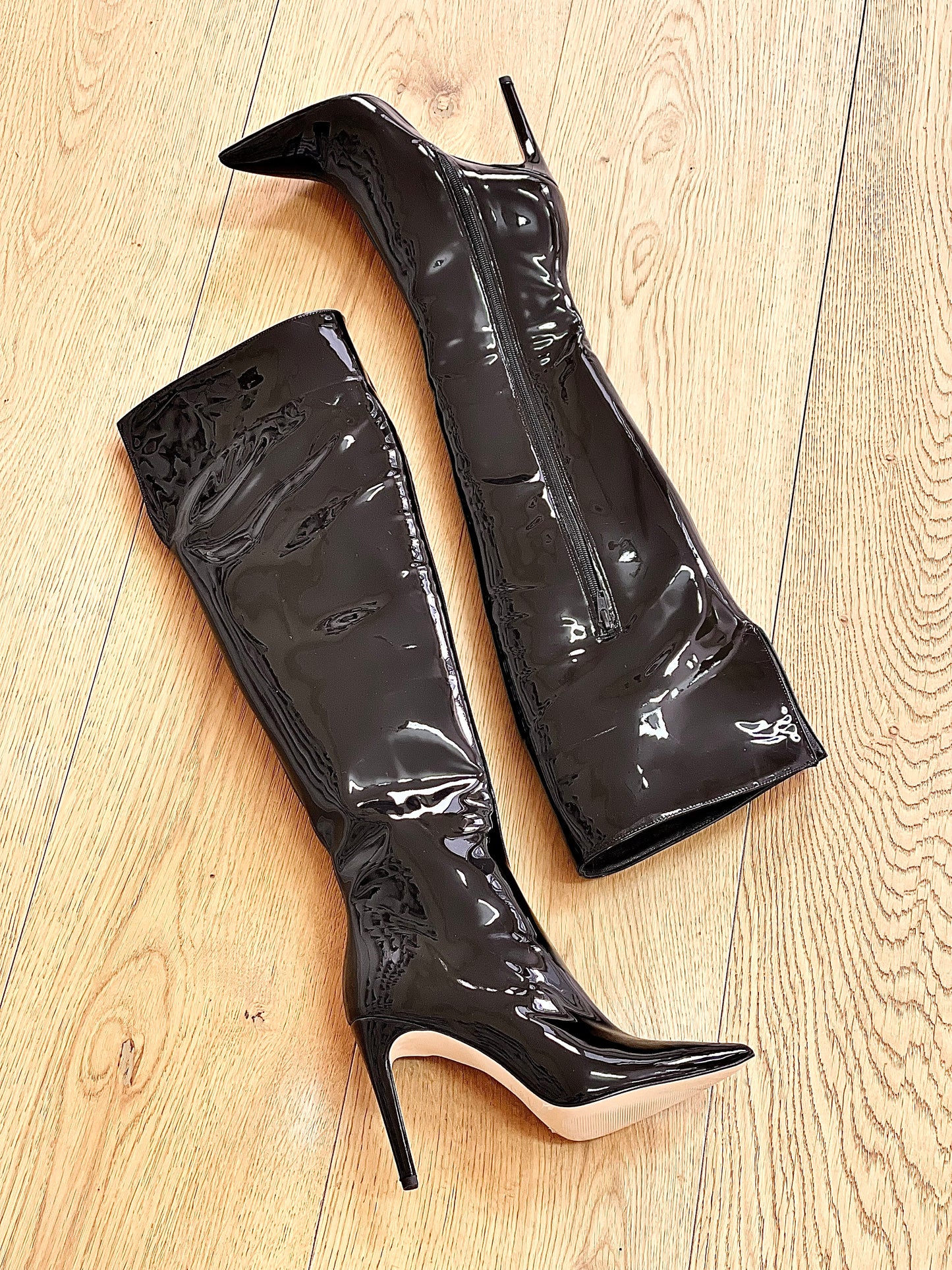 RONNY SCHWARZES LACKLEDER