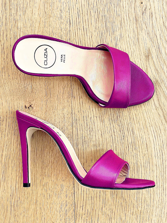 MARION FUCHSIA LEDER