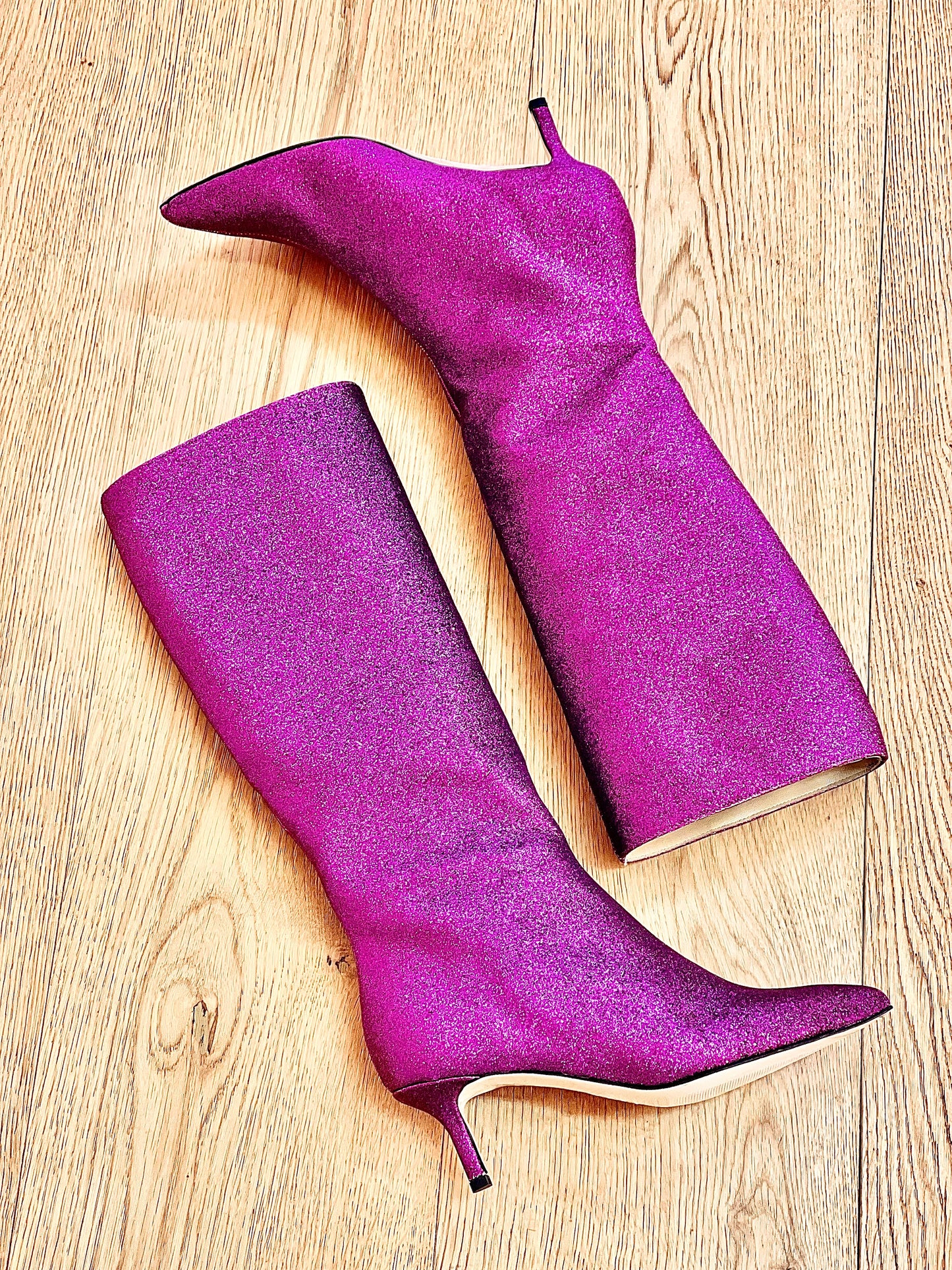 MELISSA GLITZER FUXIA