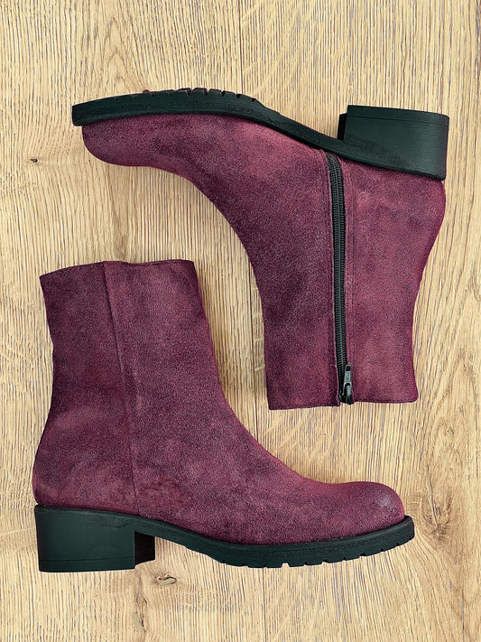 SIRIO BORDEAUXFARBENES WILDLEDER