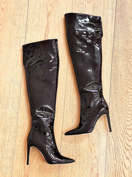 RONNY SCHWARZES LACKLEDER