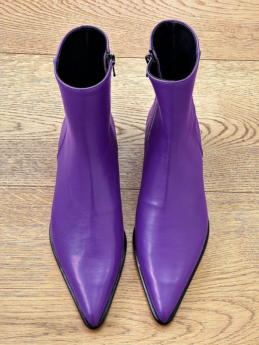 ANDERS PURPLE LEATHER