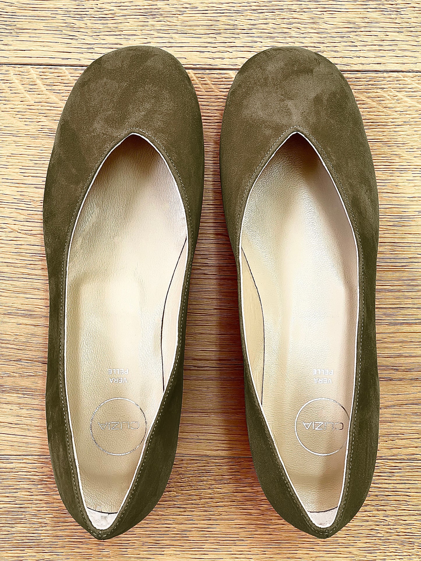 ANJA KHAKI SUEDE