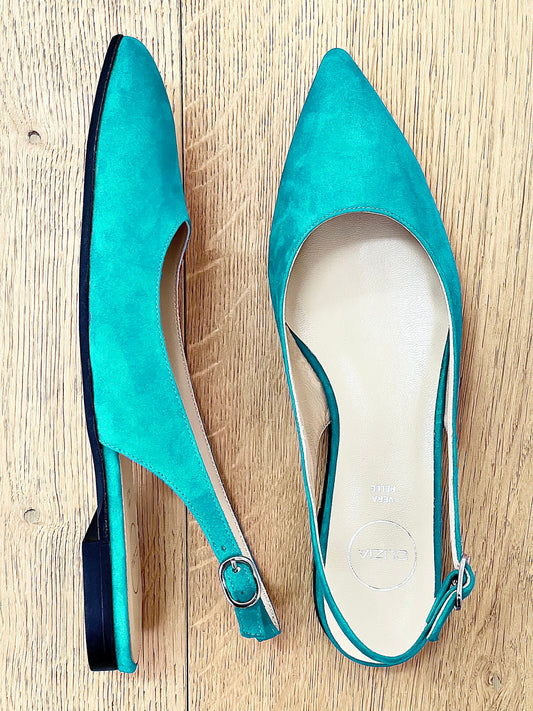 DELIA TURQUOISE SUEDE