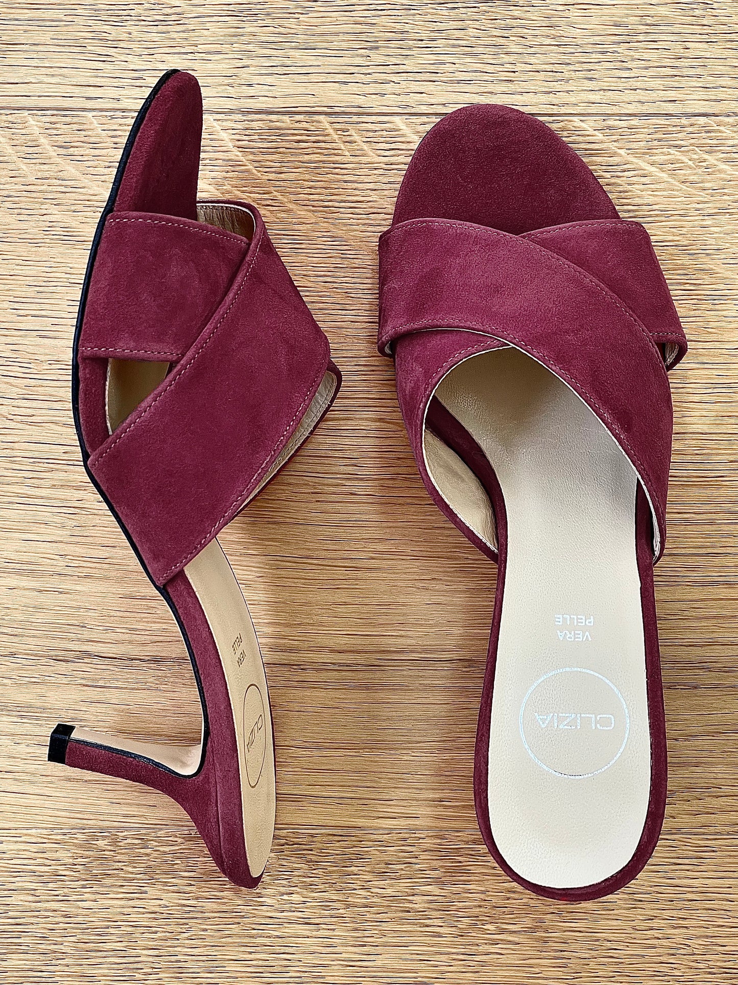 BURGUNDY SUEDE ZURI