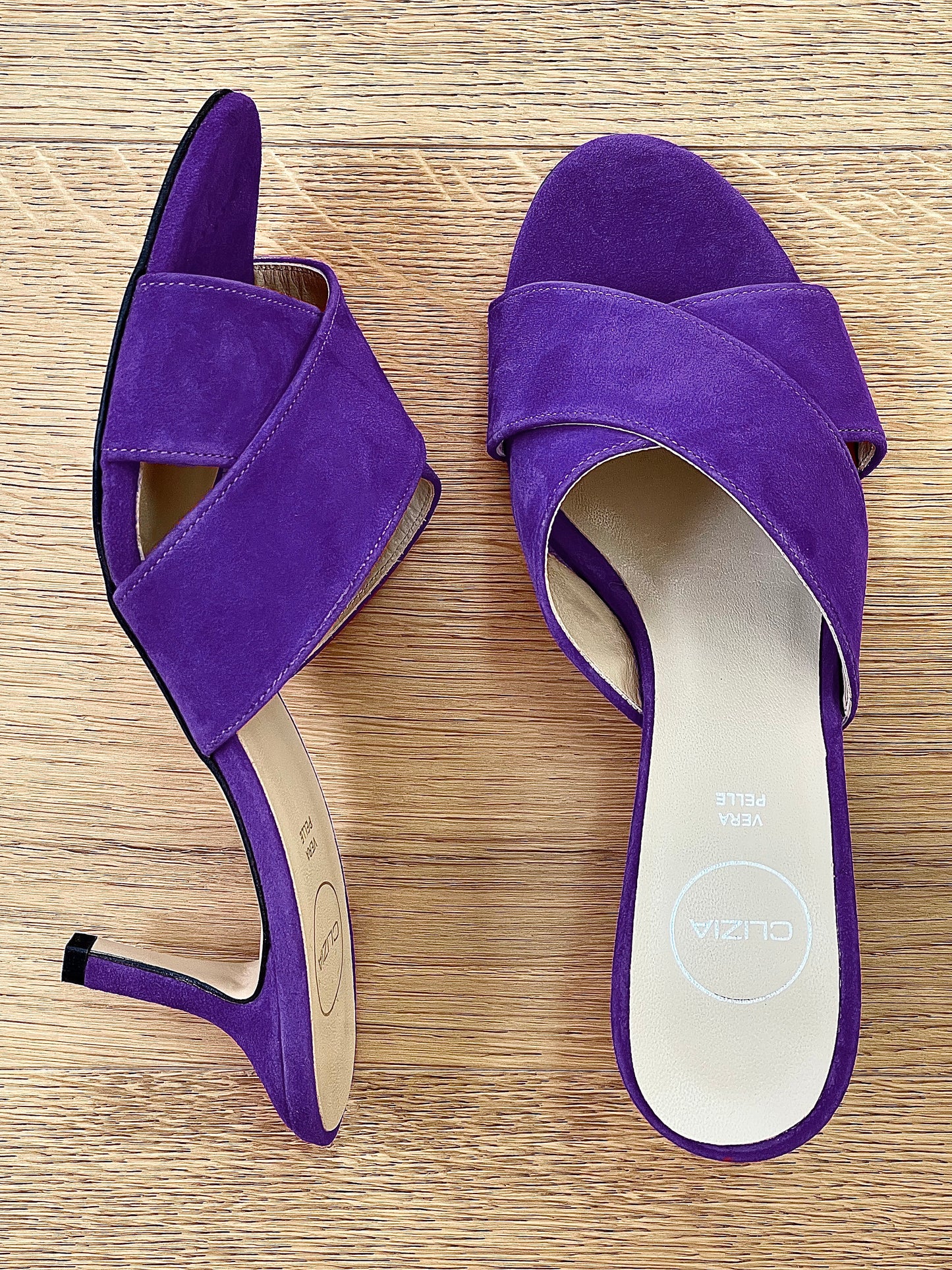 PURPLE SUEDE ZURI
