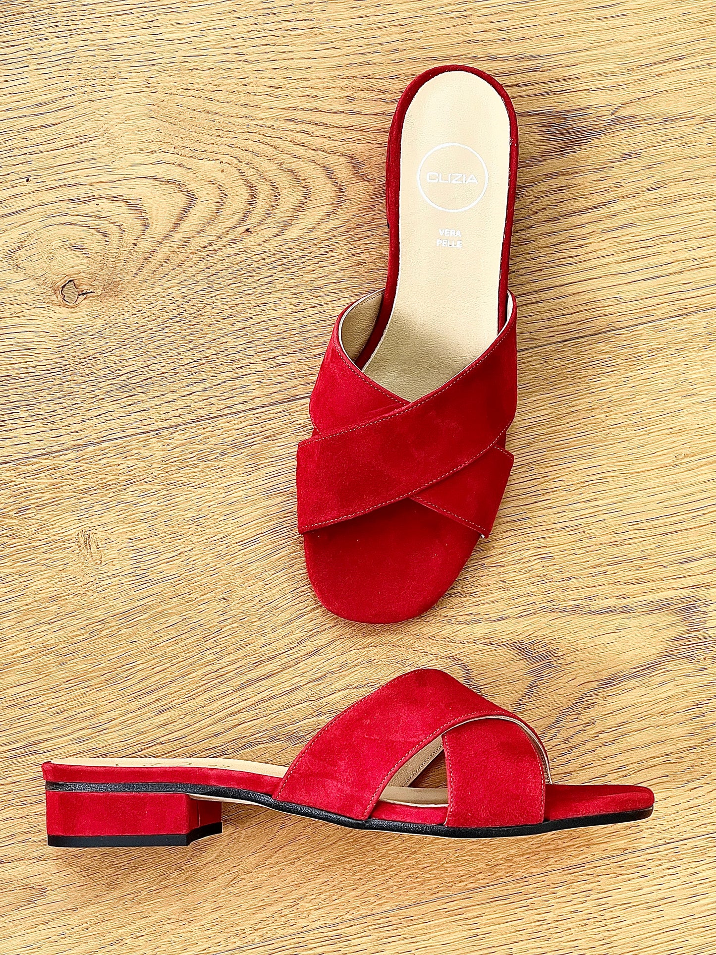 URIEL RED SUEDE